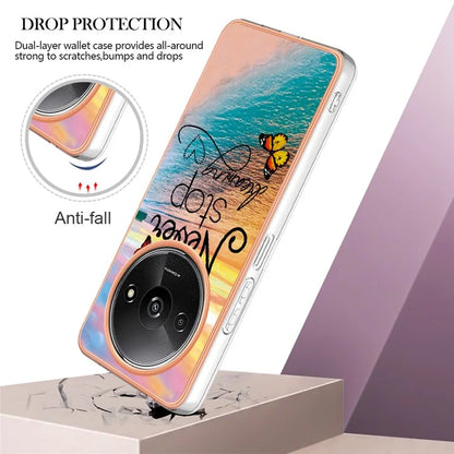 YB IMD Series-1 For Xiaomi Redmi A3 / Poco C61 4G Shockproof Case Electroplating TPU Phone Cover