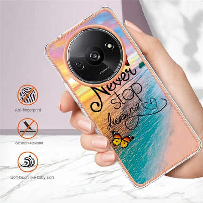 YB IMD Series-1 For Xiaomi Redmi A3 / Poco C61 4G Shockproof Case Electroplating TPU Phone Cover