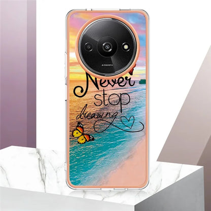 YB IMD Series-1 For Xiaomi Redmi A3 / Poco C61 4G Shockproof Case Electroplating TPU Phone Cover