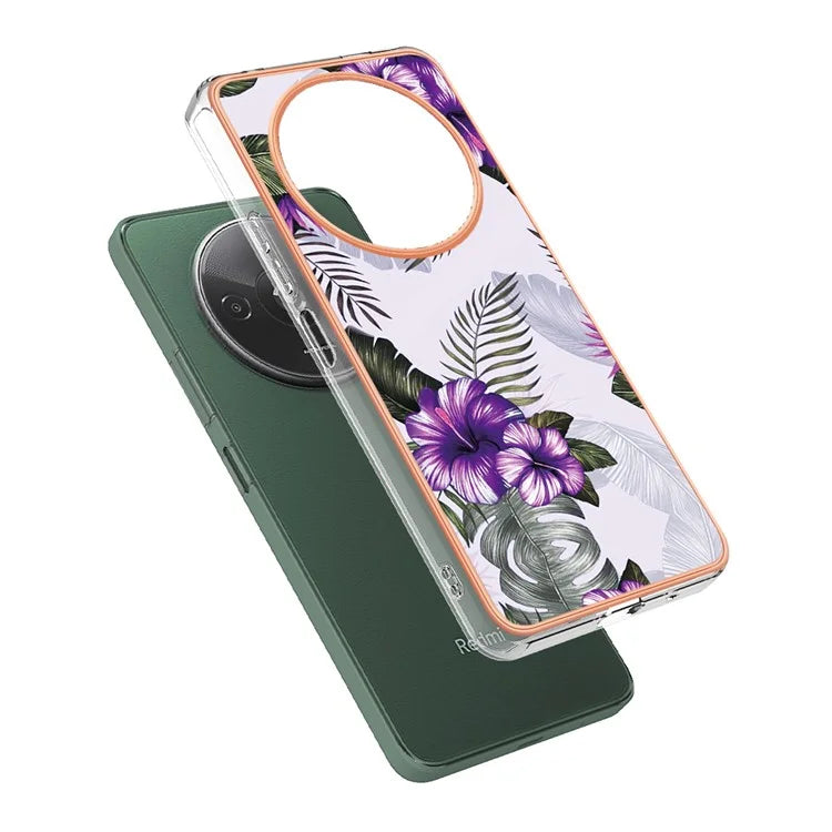 YB IMD Series-1 For Xiaomi Redmi A3 / Poco C61 4G Shockproof Case Electroplating TPU Phone Cover