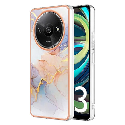 YB IMD Series-1 For Xiaomi Redmi A3 / Poco C61 4G Shockproof Case Electroplating TPU Phone Cover