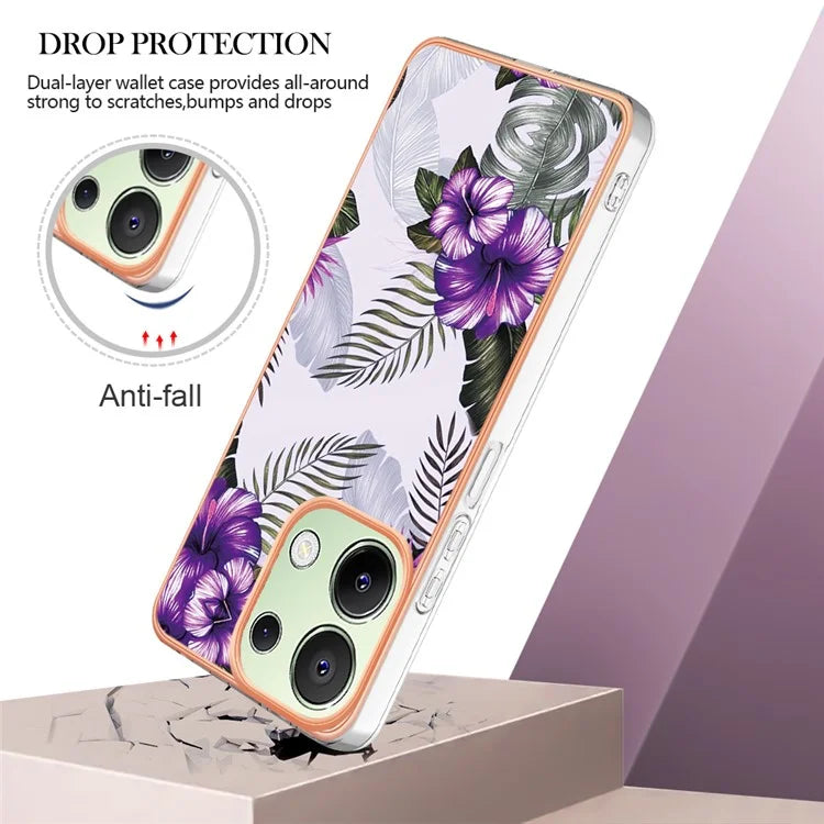 YB IMD Series-1 For Xiaomi Redmi Note 13 4G Case Electroplated Protective TPU Phone Cover
