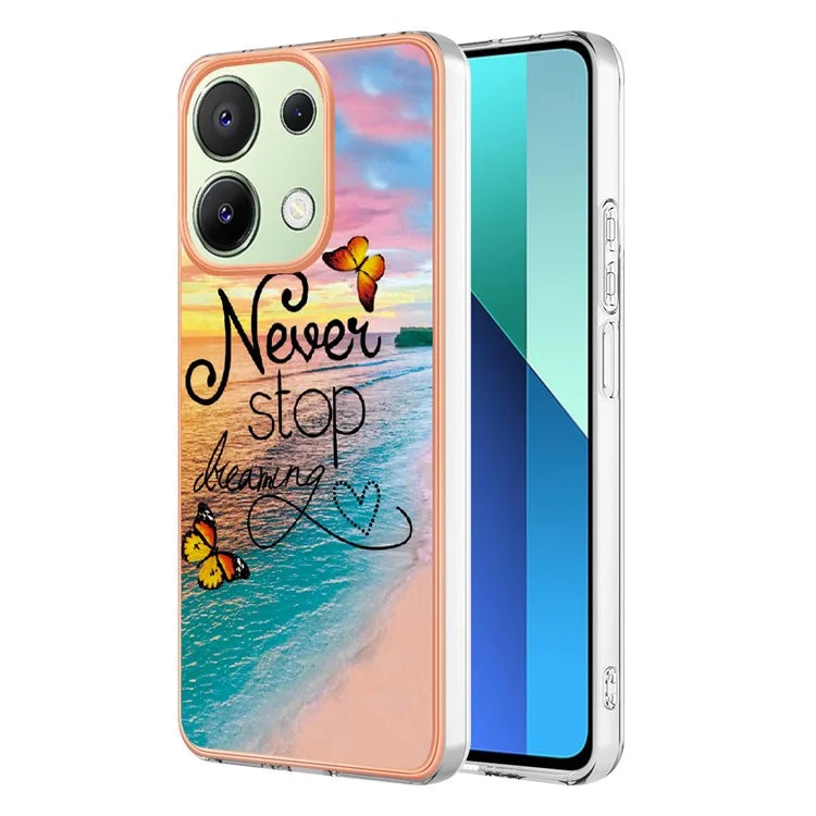 YB IMD Series-1 For Xiaomi Redmi Note 13 4G Case Electroplated Protective TPU Phone Cover