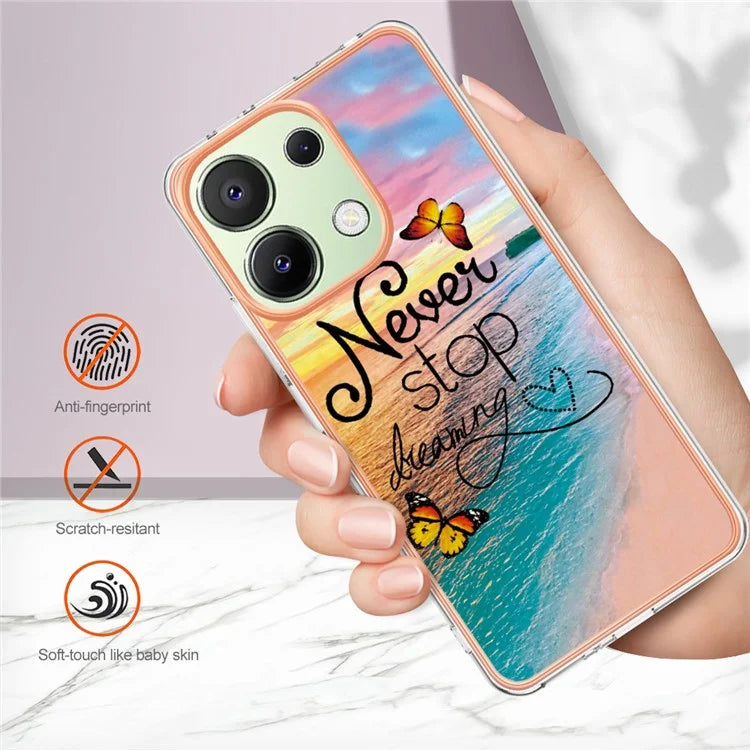 YB IMD Series-1 For Xiaomi Redmi Note 13 4G Case Electroplated Protective TPU Phone Cover