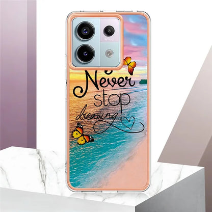 YB IMD Series-1 For Xiaomi Redmi Note 13 Pro 5G / Poco X6 5G Case TPU Electroplating Edges Protective Cover