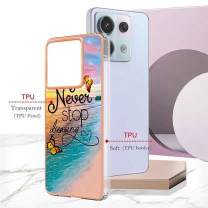YB IMD Series-1 For Xiaomi Redmi Note 13 Pro 5G / Poco X6 5G Case TPU Electroplating Edges Protective Cover