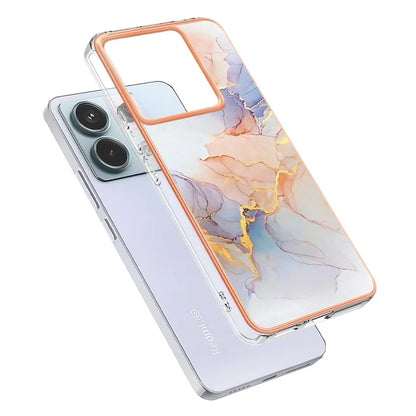 YB IMD Series-1 For Xiaomi Redmi Note 13 Pro 5G / Poco X6 5G Case TPU Electroplating Edges Protective Cover