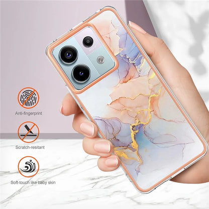 YB IMD Series-1 For Xiaomi Redmi Note 13 Pro 5G / Poco X6 5G Case TPU Electroplating Edges Protective Cover