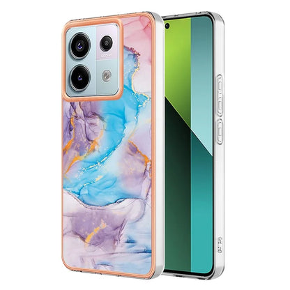 YB IMD Series-1 For Xiaomi Redmi Note 13 Pro 5G / Poco X6 5G Case TPU Electroplating Edges Protective Cover