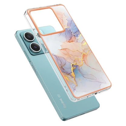 YB IMD Series-1 For Xiaomi Redmi Note 13 5G Case Electroplating Soft TPU Phone Shell