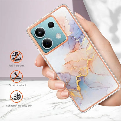 YB IMD Series-1 For Xiaomi Redmi Note 13 5G Case Electroplating Soft TPU Phone Shell