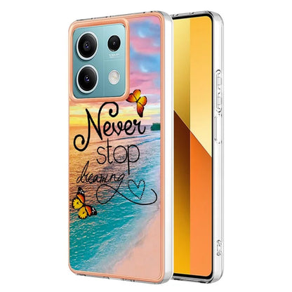 YB IMD Series-1 For Xiaomi Redmi Note 13 5G Case Electroplating Soft TPU Phone Shell