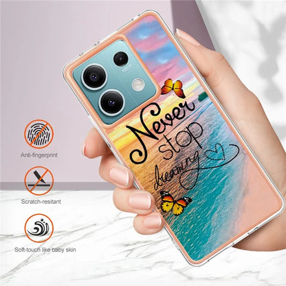 YB IMD Series-1 For Xiaomi Redmi Note 13 5G Case Electroplating Soft TPU Phone Shell