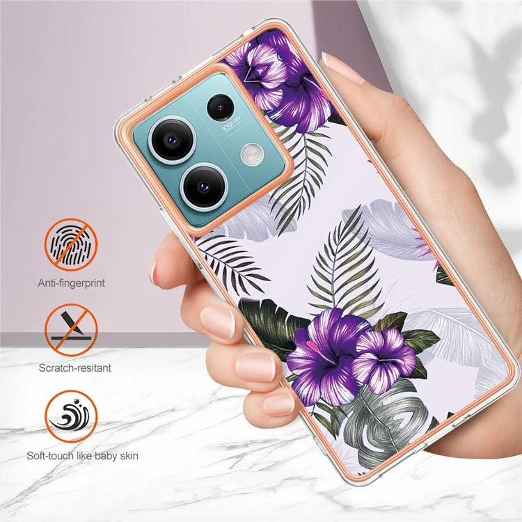 YB IMD Series-1 For Xiaomi Redmi Note 13 5G Case Electroplating Soft TPU Phone Shell
