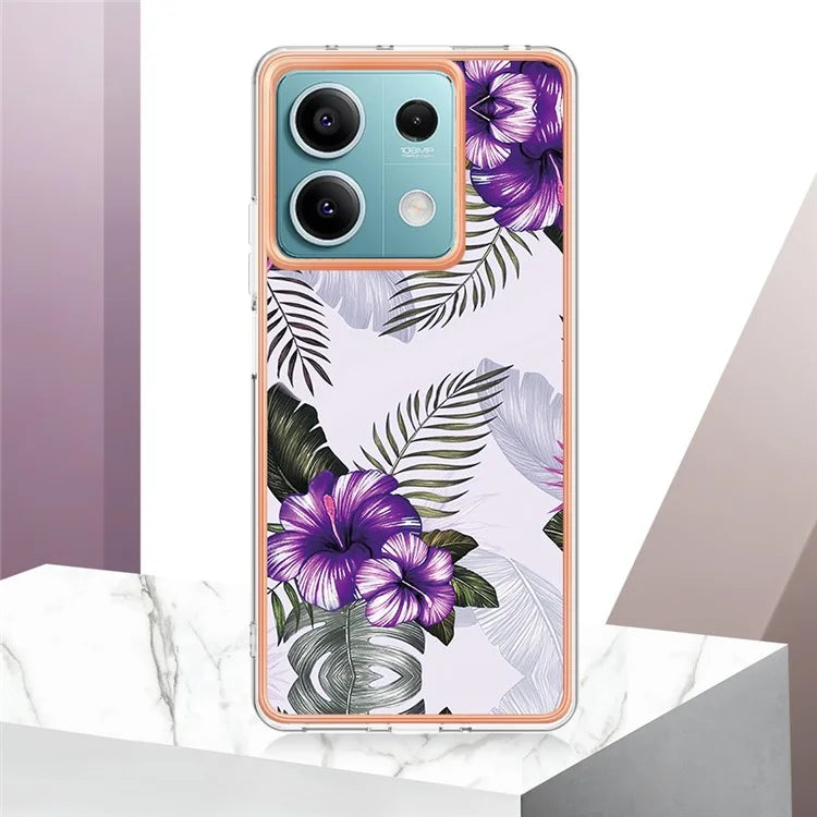 YB IMD Series-1 For Xiaomi Redmi Note 13 5G Case Electroplating Soft TPU Phone Shell