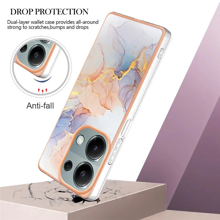 YB IMD Series-1 For Xiaomi Redmi Note 13 Pro 4G / Poco M6 Pro 4G Case Electroplating TPU Phone Cover
