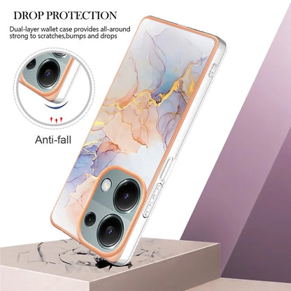 YB IMD Series-1 For Xiaomi Redmi Note 13 Pro 4G / Poco M6 Pro 4G Case Electroplating TPU Phone Cover