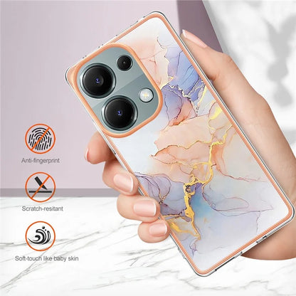 YB IMD Series-1 For Xiaomi Redmi Note 13 Pro 4G / Poco M6 Pro 4G Case Electroplating TPU Phone Cover