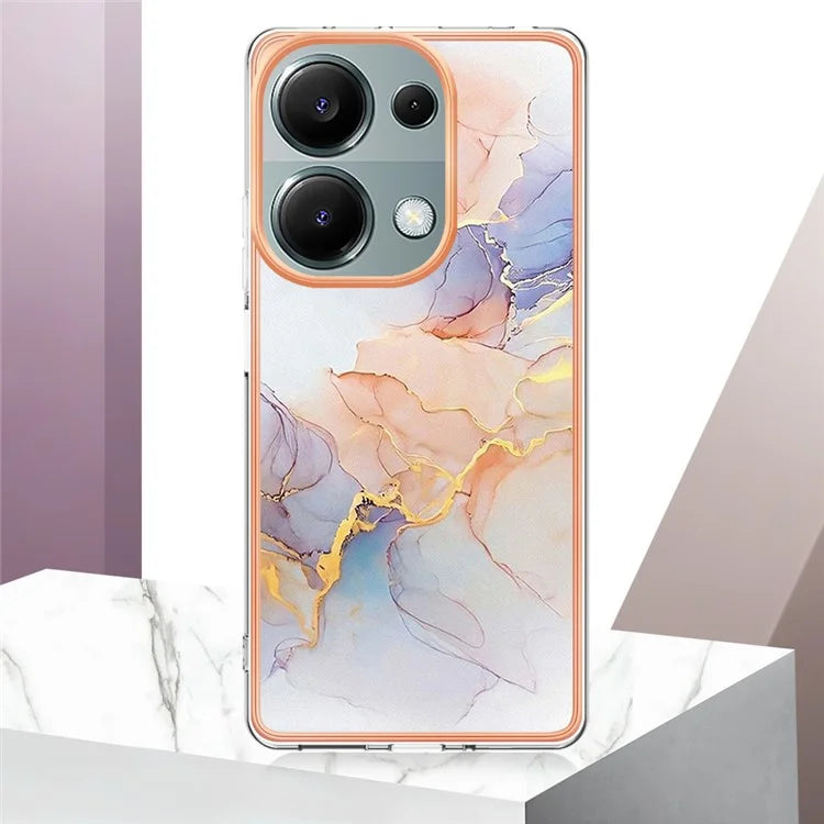 YB IMD Series-1 For Xiaomi Redmi Note 13 Pro 4G / Poco M6 Pro 4G Case Electroplating TPU Phone Cover