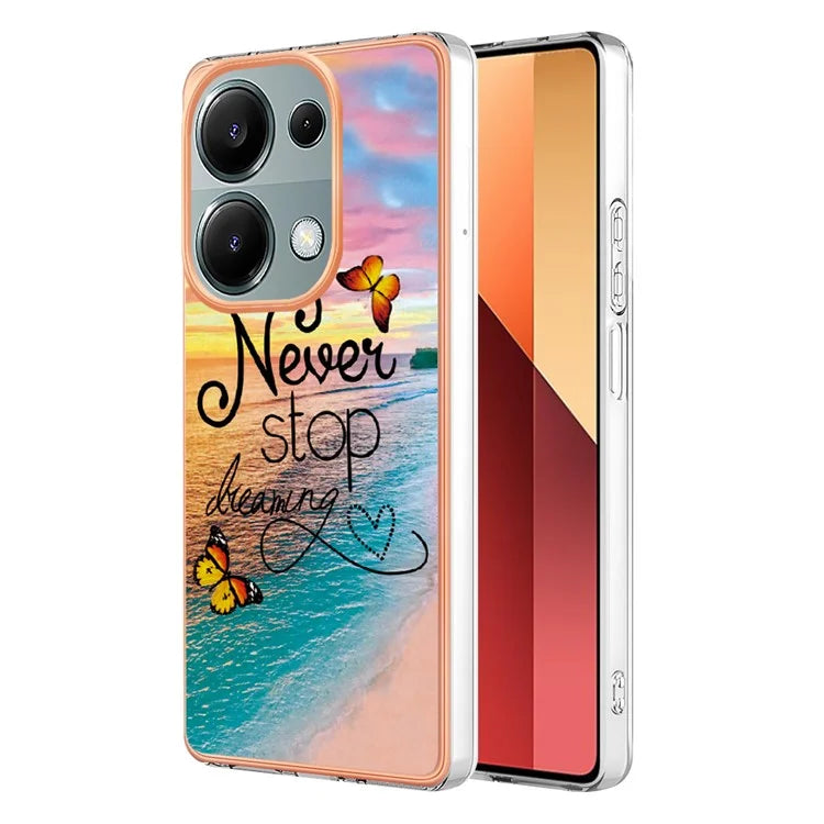YB IMD Series-1 For Xiaomi Redmi Note 13 Pro 4G / Poco M6 Pro 4G Case Electroplating TPU Phone Cover