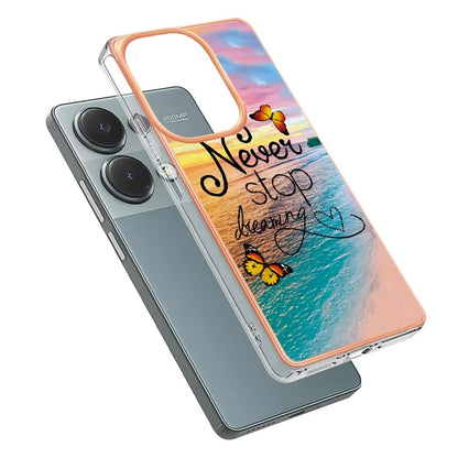 YB IMD Series-1 For Xiaomi Redmi Note 13 Pro 4G / Poco M6 Pro 4G Case Electroplating TPU Phone Cover