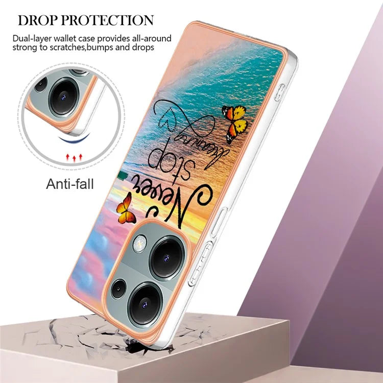 YB IMD Series-1 For Xiaomi Redmi Note 13 Pro 4G / Poco M6 Pro 4G Case Electroplating TPU Phone Cover