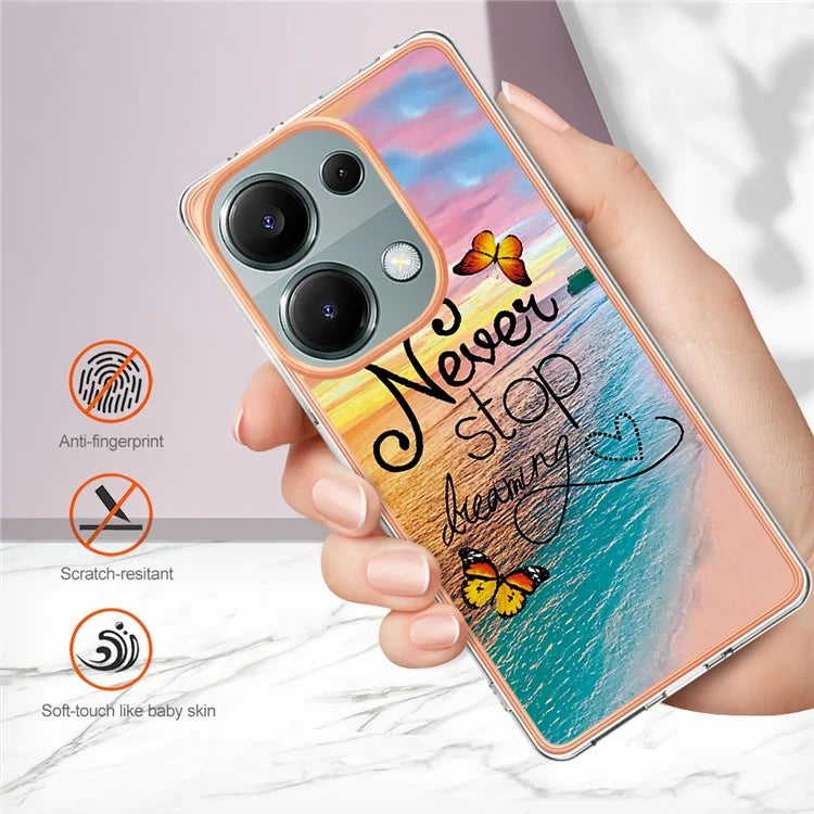 YB IMD Series-1 For Xiaomi Redmi Note 13 Pro 4G / Poco M6 Pro 4G Case Electroplating TPU Phone Cover