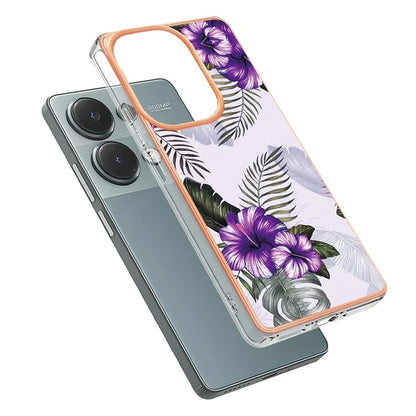 YB IMD Series-1 For Xiaomi Redmi Note 13 Pro 4G / Poco M6 Pro 4G Case Electroplating TPU Phone Cover