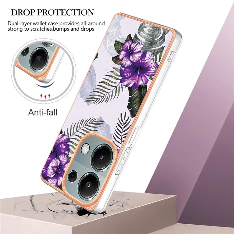 YB IMD Series-1 For Xiaomi Redmi Note 13 Pro 4G / Poco M6 Pro 4G Case Electroplating TPU Phone Cover