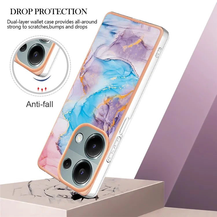 YB IMD Series-1 For Xiaomi Redmi Note 13 Pro 4G / Poco M6 Pro 4G Case Electroplating TPU Phone Cover