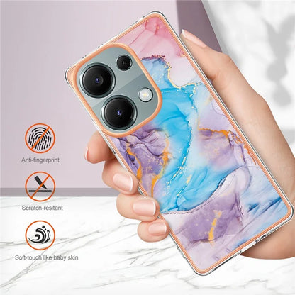 YB IMD Series-1 For Xiaomi Redmi Note 13 Pro 4G / Poco M6 Pro 4G Case Electroplating TPU Phone Cover