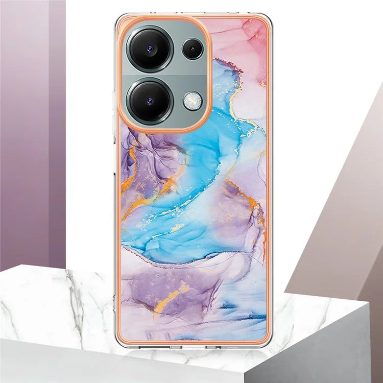 YB IMD Series-1 For Xiaomi Redmi Note 13 Pro 4G / Poco M6 Pro 4G Case Electroplating TPU Phone Cover