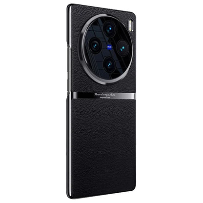 For vivo X100 Pro 5G Case Shockproof Acrylic + PC + PU Leather Phone Shell