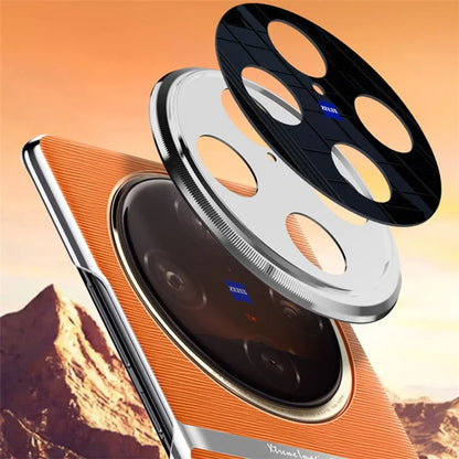 For vivo X100 Pro 5G Case Shockproof Acrylic + PC + PU Leather Phone Shell