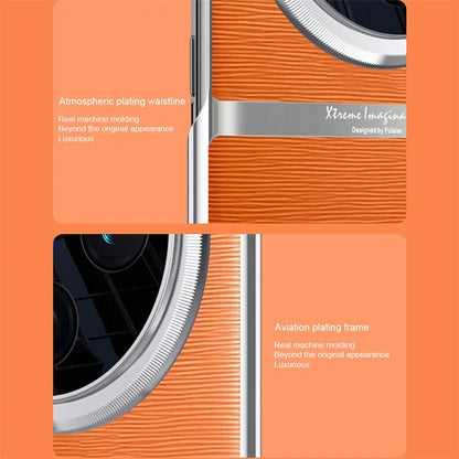 For vivo X100 Pro 5G Case Shockproof Acrylic + PC + PU Leather Phone Shell