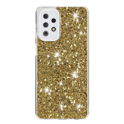 For Samsung Galaxy A23 4G / A23 5G (Global Version) Slim-Fit Glittery Powder Decor Phone Cover Epoxy TPU Phone Case