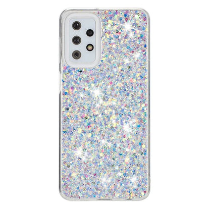 For Samsung Galaxy A23 4G / A23 5G (Global Version) Slim-Fit Glittery Powder Decor Phone Cover Epoxy TPU Phone Case