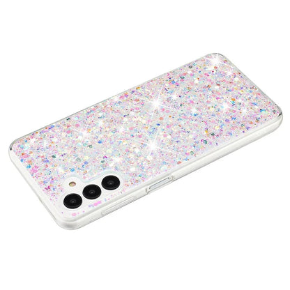 For Samsung Galaxy A04s 4G (164.7 x 76.7 x 9.1 mm) / A13 5G Epoxy TPU Case Glittery Phone Cover
