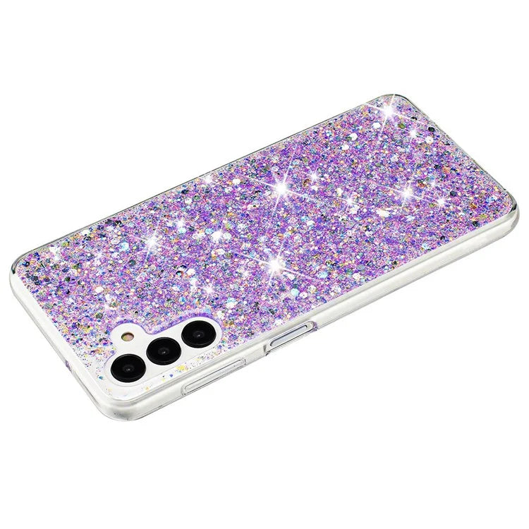 For Samsung Galaxy A04s 4G (164.7 x 76.7 x 9.1 mm) / A13 5G Epoxy TPU Case Glittery Phone Cover