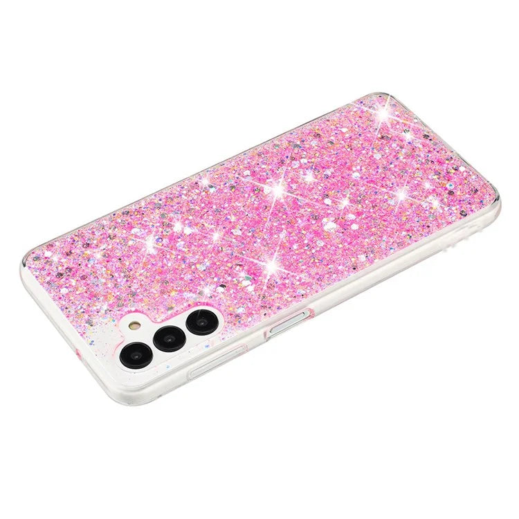 For Samsung Galaxy A04s 4G (164.7 x 76.7 x 9.1 mm) / A13 5G Epoxy TPU Case Glittery Phone Cover