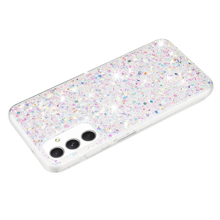 For Samsung Galaxy A05s 4G Case TPU Phone Shell Epoxy Glittery Powder Phone Cover