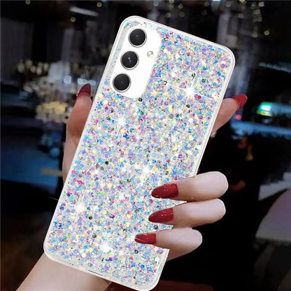 For Samsung Galaxy A05s 4G Case TPU Phone Shell Epoxy Glittery Powder Phone Cover