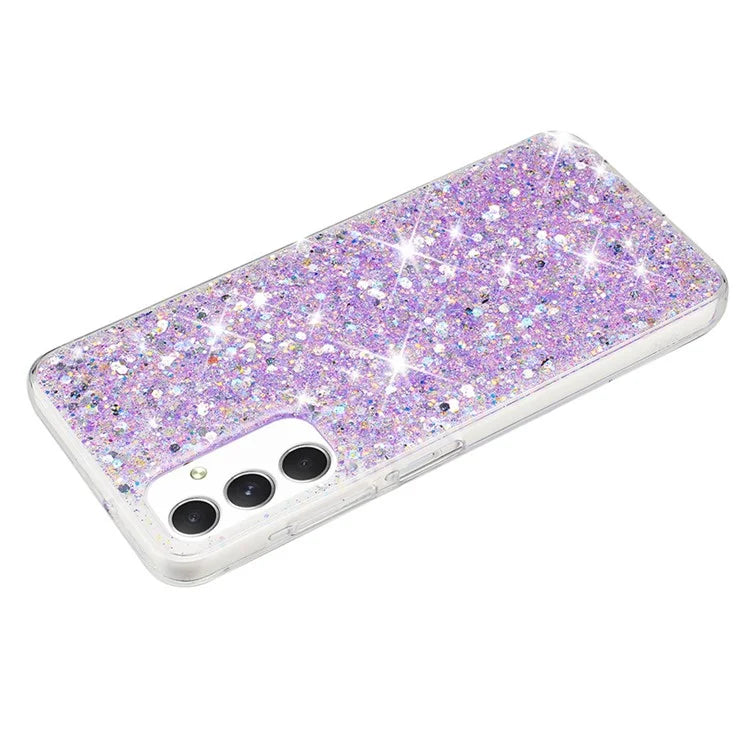 For Samsung Galaxy A05s 4G Case TPU Phone Shell Epoxy Glittery Powder Phone Cover