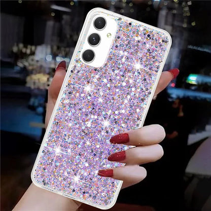 For Samsung Galaxy A05s 4G Case TPU Phone Shell Epoxy Glittery Powder Phone Cover