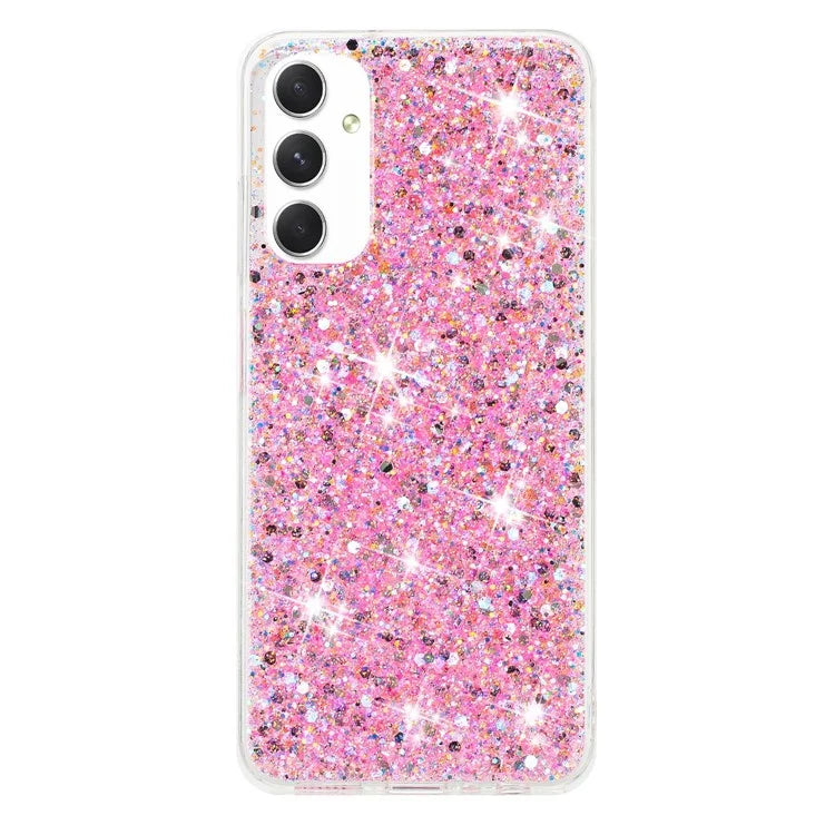 For Samsung Galaxy A05s 4G Case TPU Phone Shell Epoxy Glittery Powder Phone Cover