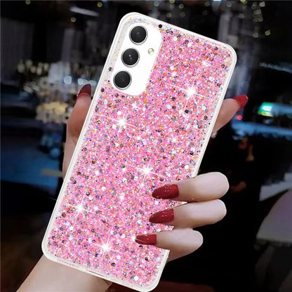 For Samsung Galaxy A05s 4G Case TPU Phone Shell Epoxy Glittery Powder Phone Cover