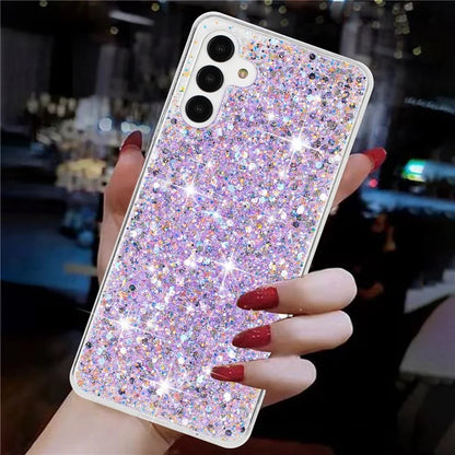 For Samsung Galaxy A14 4G / 5G Drop Protection TPU Phone Case Epoxy Glittery Phone Cover