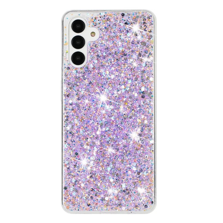 For Samsung Galaxy A15 5G Impact Resistant Cover Sparkle Epoxy TPU Phone Case