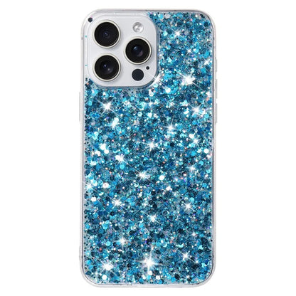 Back Shell for iPhone 13 Pro Max Sparkle Epoxy Cell Phone TPU Cover