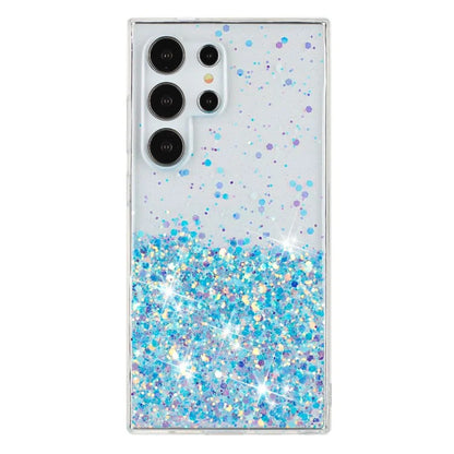 For Samsung Galaxy S23 Ultra Case Epoxy Glitter Sparkle Luminous TPU Phone Cover
